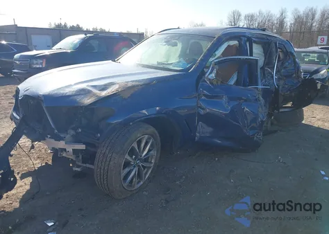 2019 BMW X3 xDrive30I z USA, uszkodzony, nr VIN 5UXTR9C53KLE16609